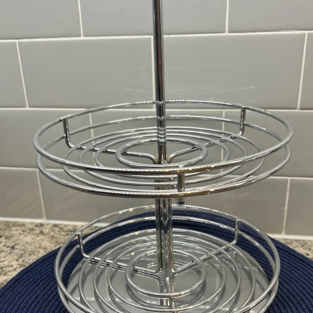 Crate & Barrel Spinning Organizer Stand